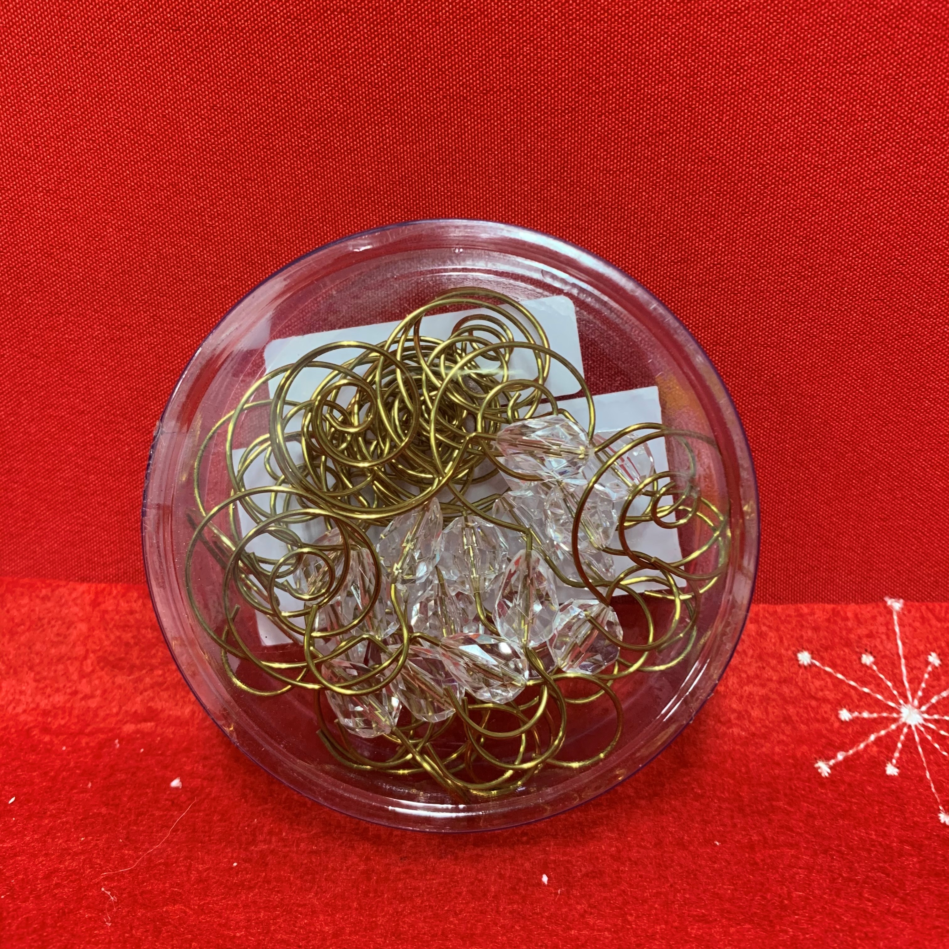 ACRYLIC WIRE ORNAMENT HOOKS